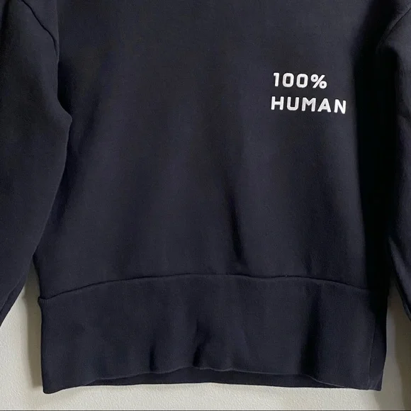 Everlane Black 100% Human Sweatshirt Size XS - Picture 6 of 12
